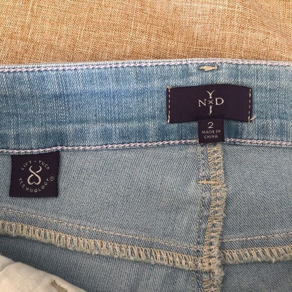 NYDY Amira Fitted Ankle Jeans Core Indigo Denim Size 2 - Picture 8 of 15